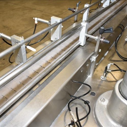 Mateer Burt Model 4020 Dual Head S/S Powder Auger Filler w 4.5in Wide Conveyor