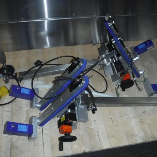 Pace Model 20M300AR S/S 36 in Diameter Bottle Unscrambler with Feeder