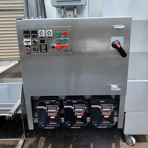 Polypack Model IL40XL 30 PPM S/S Shrink Bundler with Heat Shrink Tunnel