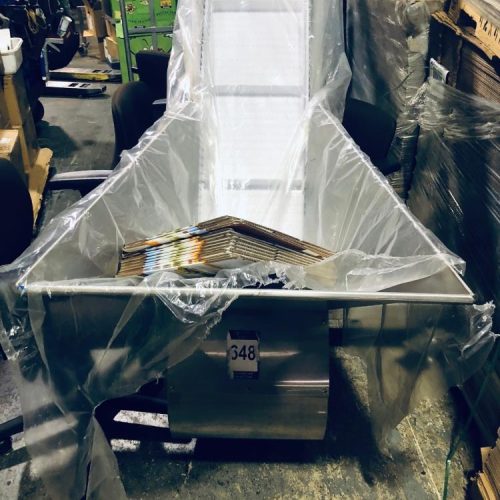 Weighpack 12 in W x 12 Ft Discharge Height S/S Incline Conveyor