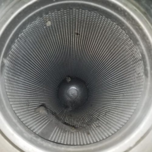 (2) Filtration Systems 8 in Diameter S/S Basket Filters