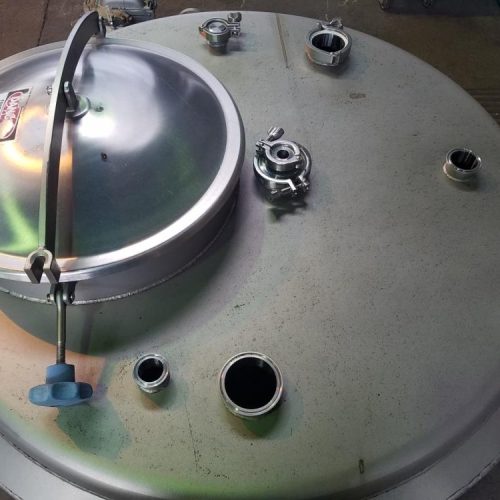 300 Gallon Marten Petersen S/S Vertical Insulated Tank