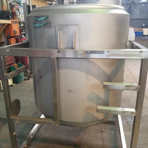 300 Gallon Marten Petersen S/S Vertical Insulated Tank