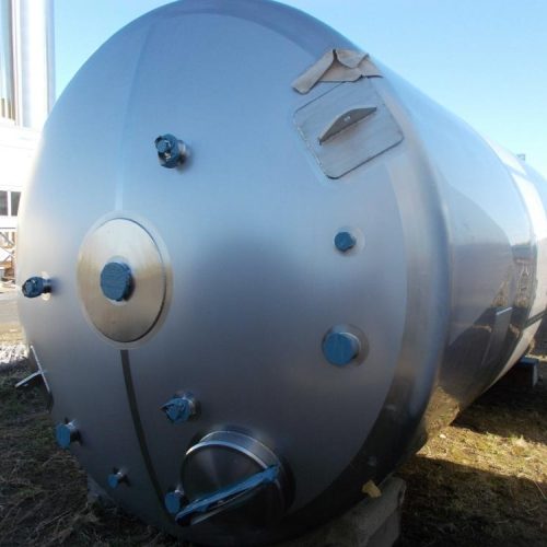 6,500 Gallon Membrane Process & Controls S/S Vertical Insulated Propagation Tank