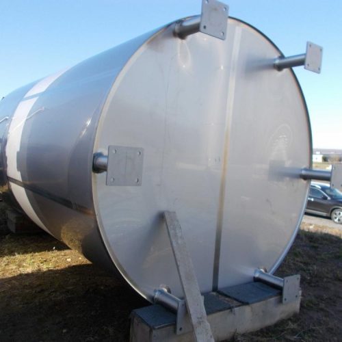 6,500 Gallon Membrane Process & Controls S/S Vertical Insulated Propagation Tank