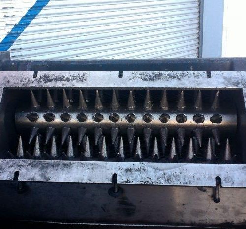 Fitzpatrick Model DKAS012 S/S Twin Screw Feed 12 in Wide Body Mill