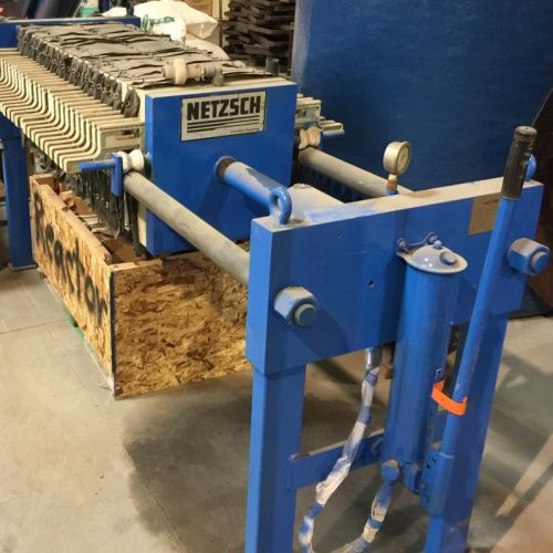 Netzsch Model 470II 83.5 Square Feet Filter Press.