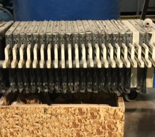 Netzsch Model 470II 83.5 Square Feet Filter Press.