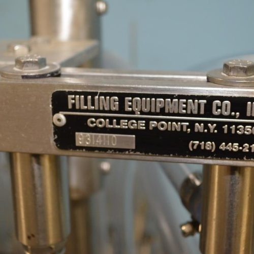 Filling Equipment Company (12) Head S/S Inline Pressure Overflow Filler