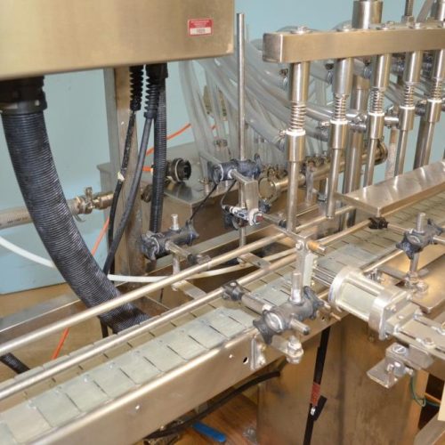 Filling Equipment Company (12) Head S/S Inline Pressure Overflow Filler