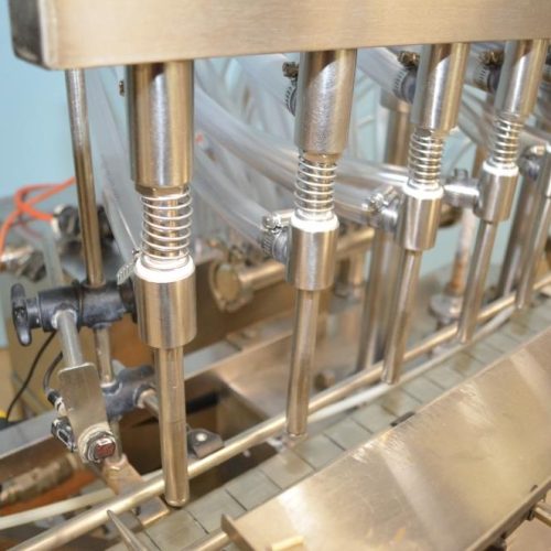 Filling Equipment Company (12) Head S/S Inline Pressure Overflow Filler