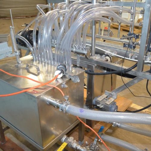 Filling Equipment Company (12) Head S/S Inline Pressure Overflow Filler