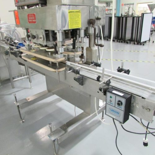 Kaps All Model A2 (6) Quill S/S Spindle Capper with Cap Hopper and Bowl Sorter