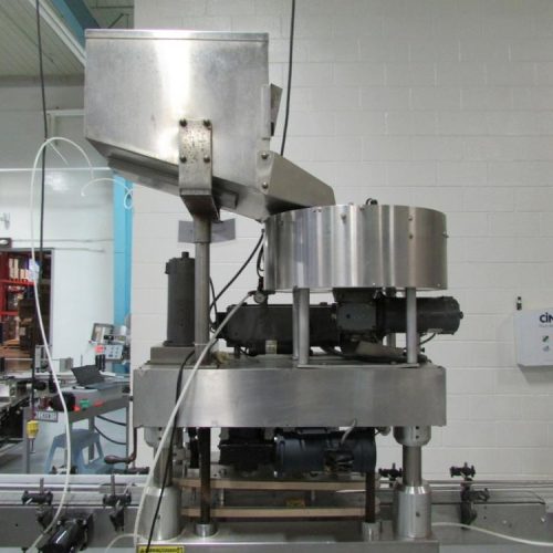 Kaps All Model A2 (6) Quill S/S Spindle Capper with Cap Hopper and Bowl Sorter