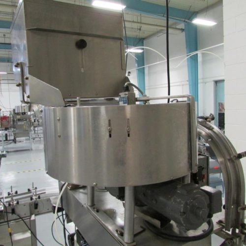 Kaps All Model A2 (6) Quill S/S Spindle Capper with Cap Hopper and Bowl Sorter