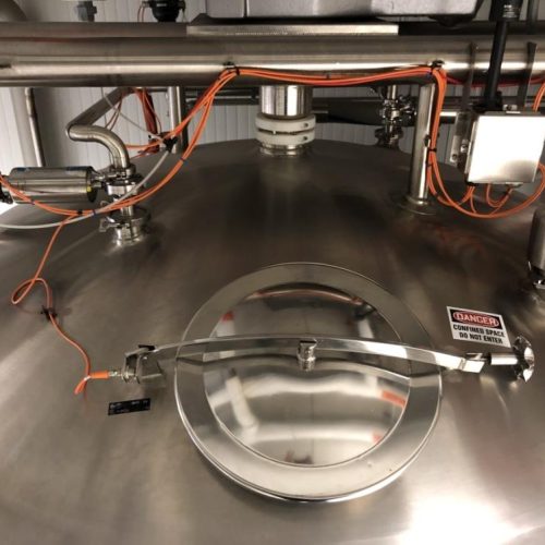 2,500 Gallon Feldmeier S/S Jacketed Sweep Scrape Agitated Tank