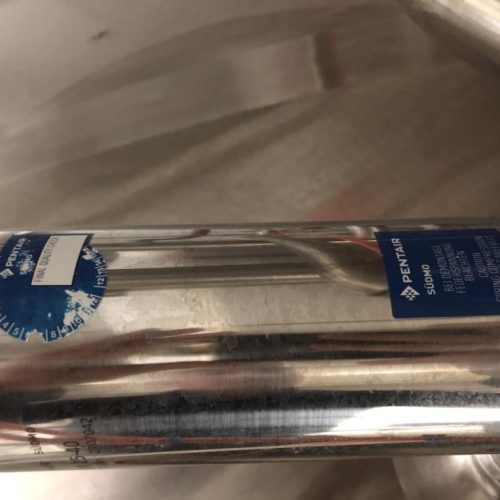 2,500 Gallon Feldmeier S/S Jacketed Sweep Scrape Agitated Tank