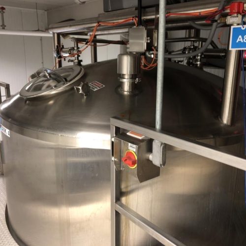 2,500 Gallon Feldmeier S/S Jacketed Sweep Scrape Agitated Tank