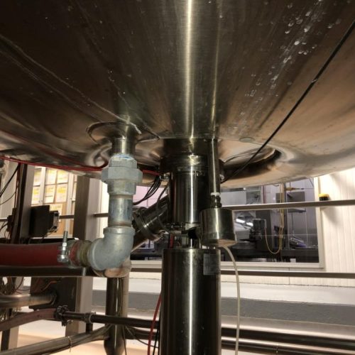 2,500 Gallon Feldmeier S/S Jacketed Sweep Scrape Agitated Tank