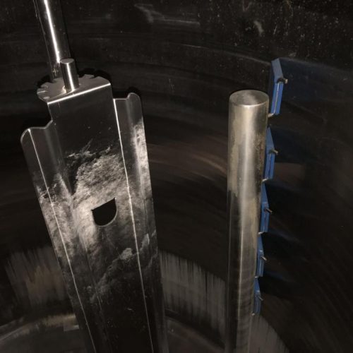 2,500 Gallon Feldmeier S/S Jacketed Sweep Scrape Agitated Tank