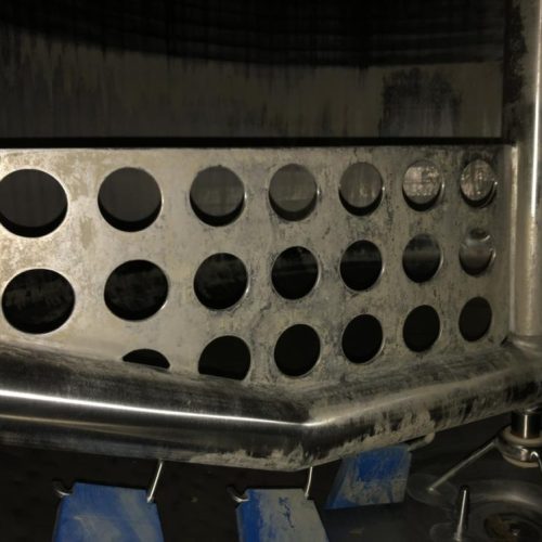 2,500 Gallon Feldmeier S/S Jacketed Sweep Scrape Agitated Tank