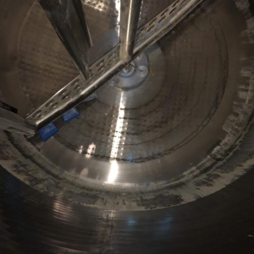 2,500 Gallon Feldmeier S/S Jacketed Sweep Scrape Agitated Tank