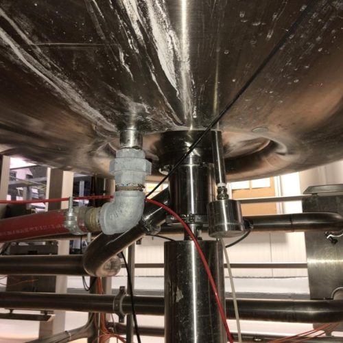 2,500 Gallon Feldmeier S/S Jacketed Sweep Scrape Agitated Tank