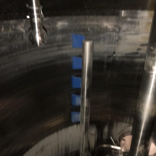 2,500 Gallon Feldmeier S/S Jacketed Sweep Scrape Agitated Tank