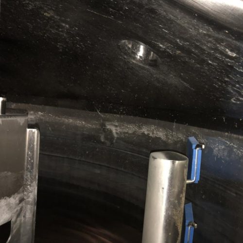 2,500 Gallon Feldmeier S/S Jacketed Sweep Scrape Agitated Tank