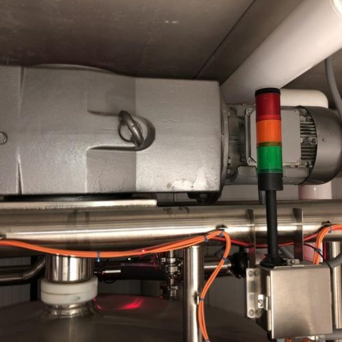 2,500 Gallon Feldmeier S/S Jacketed Sweep Scrape Agitated Tank