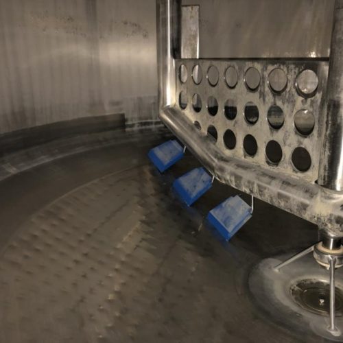 2,500 Gallon Feldmeier S/S Jacketed Sweep Scrape Agitated Tank