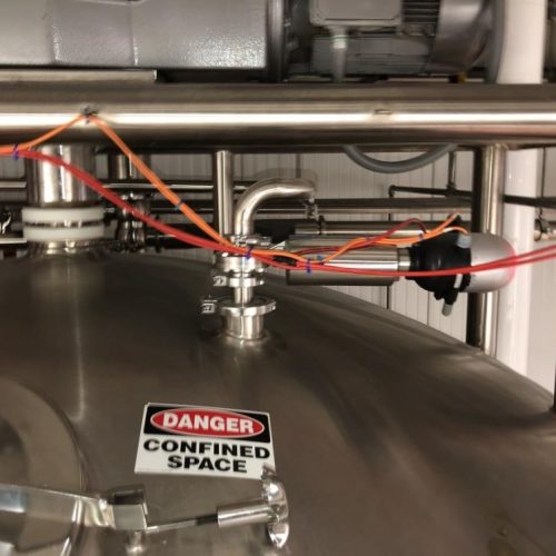 2,500 Gallon Feldmeier S/S Jacketed Sweep Scrape Agitated Tank