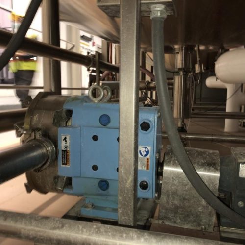 Waukesha Model 130U1 7.5 HP S/S Positive Displacement Pump.