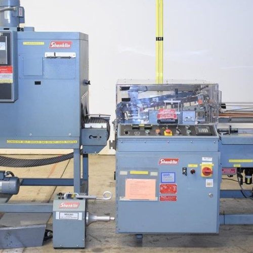 Shanklin Model A26A Automatic L-Bar Sealer with T7XL Heat Shrink Tunnel