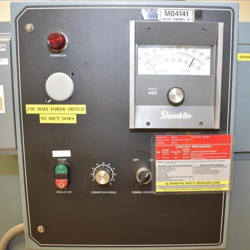 Shanklin Model A26A Automatic L-Bar Sealer with T7XL Heat Shrink Tunnel