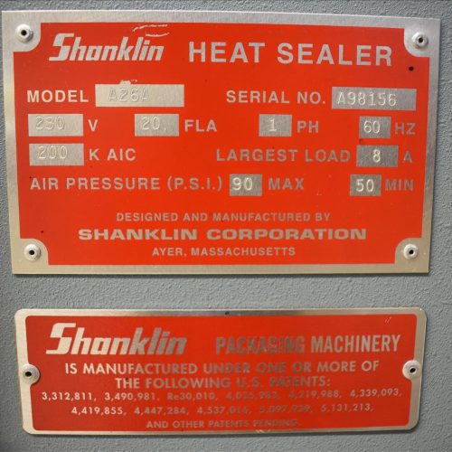 Shanklin Model A26A Automatic L-Bar Sealer with T7XL Heat Shrink Tunnel