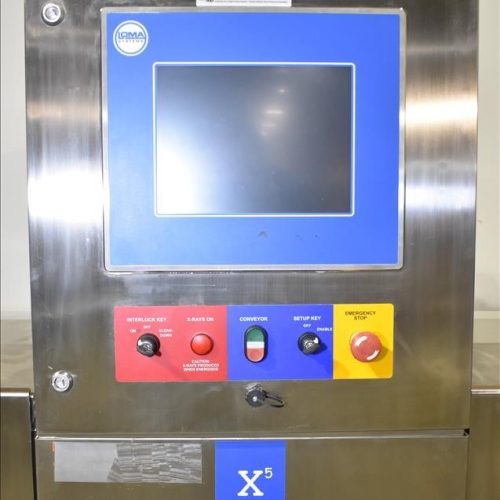 Loma Model X5 S/S Case X-Ray Inspection Unit with Overhead Pusher Reject
