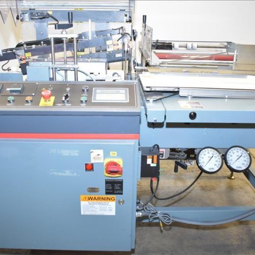 Shanklin Model A26A Automatic L-Bar Sealer with Model T7H Heat Shrink Tunnel