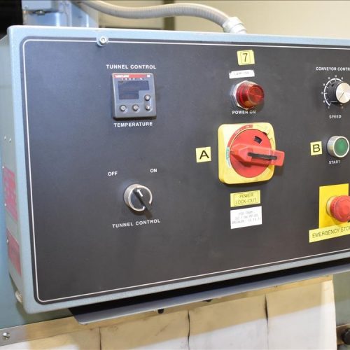 Shanklin Model A26A Automatic L-Bar Sealer with Model T7H Heat Shrink Tunnel