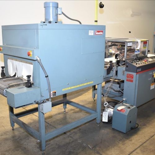 Shanklin Model A26A Automatic L-Bar Sealer with Model T7H Heat Shrink Tunnel