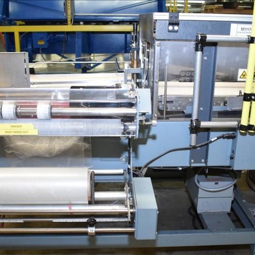 Shanklin Model A26A Automatic L-Bar Sealer with Model T7H Heat Shrink Tunnel