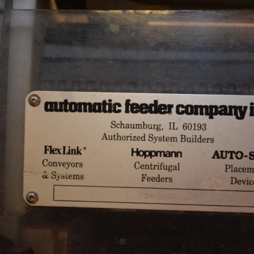 Resina Model NRU40 (8) Quill Inline Spindle Capper with Cap Orientor and Hopper