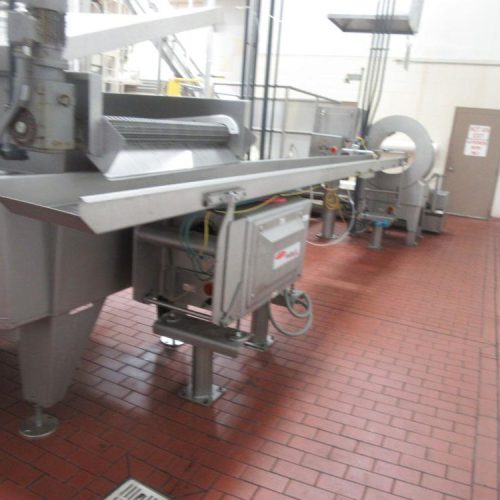 Heat and Control Model CBFB260E 15 in W x 20 ft L S/S Motion Pan Conveyor