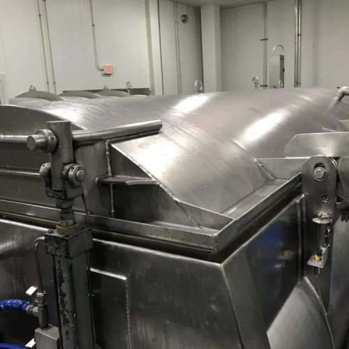 FPEC Model 814 10,000 Pound Dual Shaft S/S Vacuum Paddle Mixer