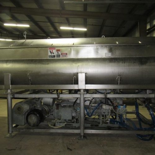 FPEC Model 814 10,000 Pound Dual Shaft S/S Vacuum Paddle Mixer