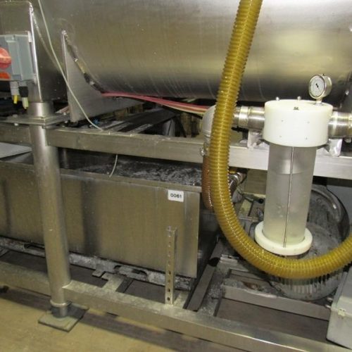 FPEC Model 814 10,000 Pound Dual Shaft S/S Vacuum Paddle Mixer