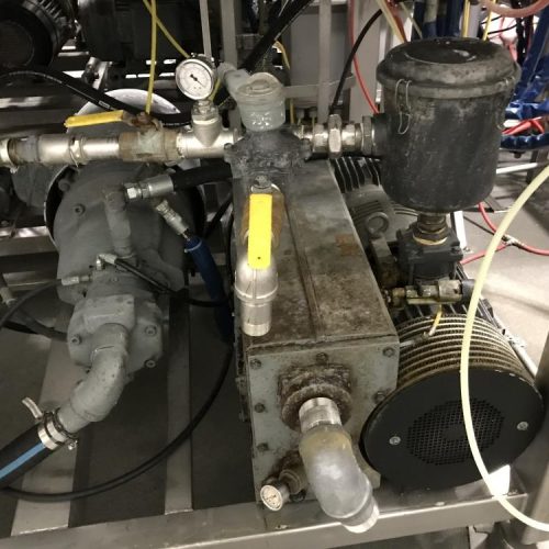 AMFEC 4,000 Pound Dual Shaft S/S Vacuum Paddle Mixer