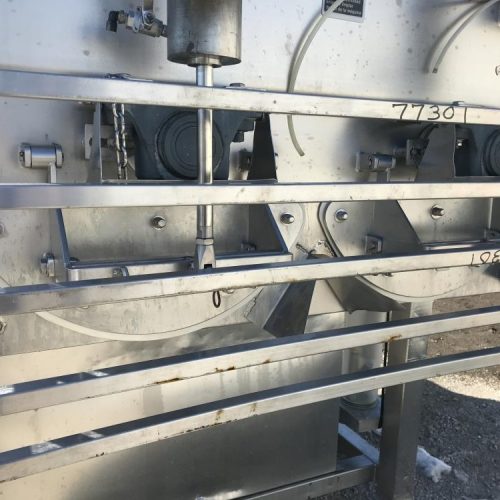 AMFEC 4,000 Pound Dual Shaft S/S Vacuum Paddle Mixer