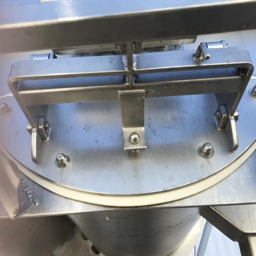 AMFEC 4,000 Pound Dual Shaft S/S Vacuum Paddle Mixer