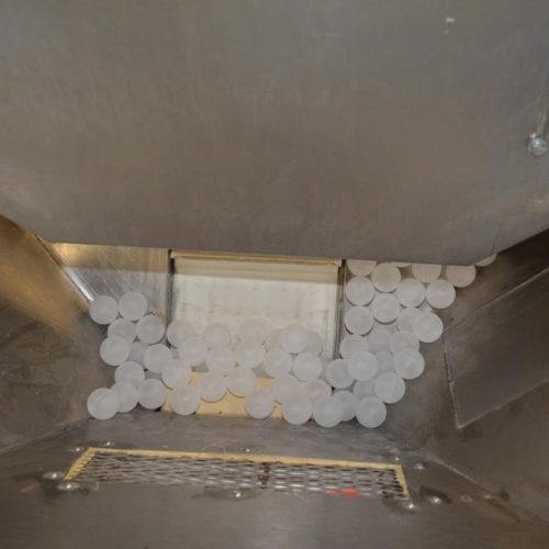 Hoppmann Model EP 8 in W Incline Conveyor with S/S Feed Hopper